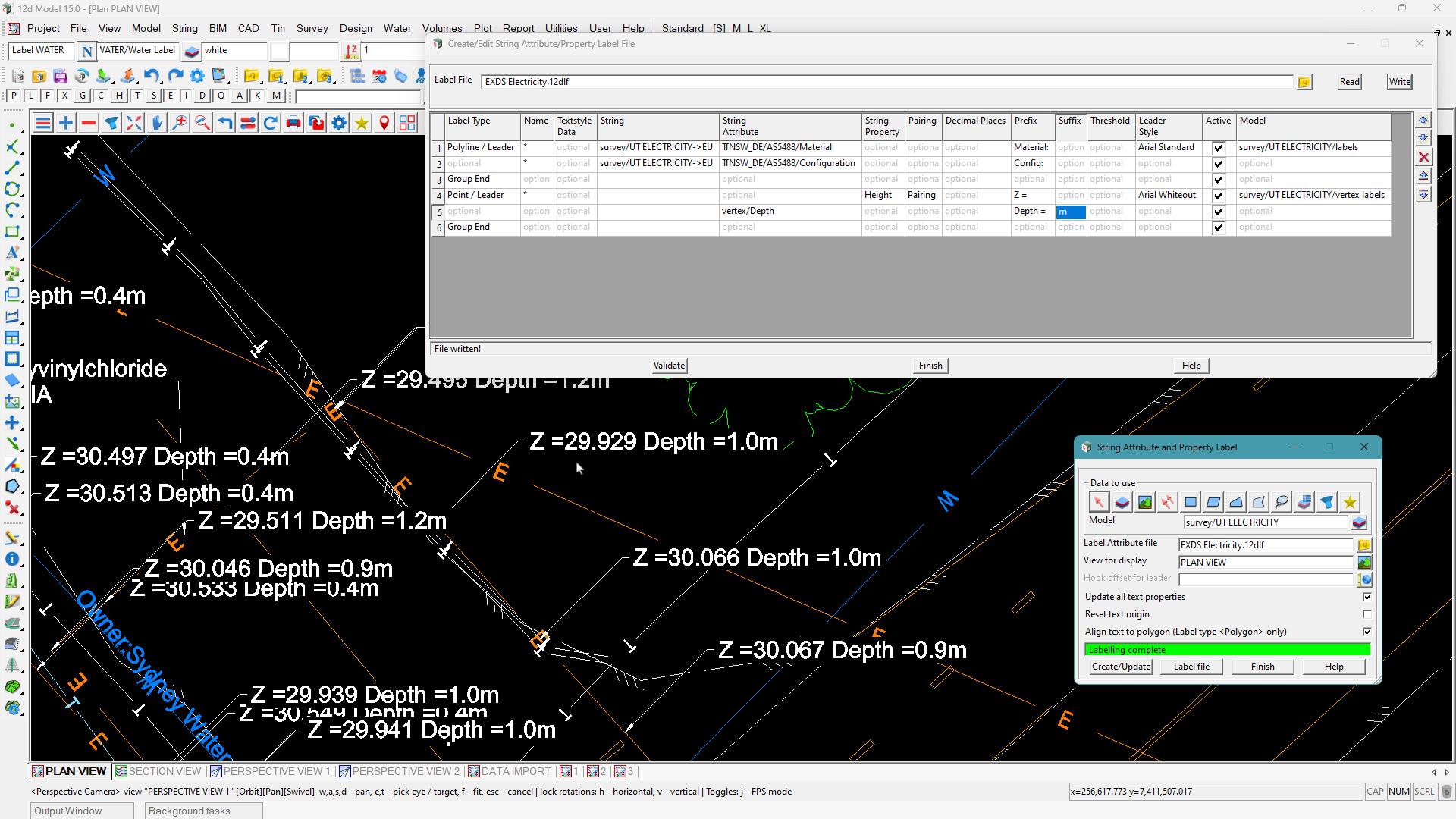 String Attribute and Property Label